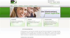 Desktop Screenshot of a2antwoordservice.nl
